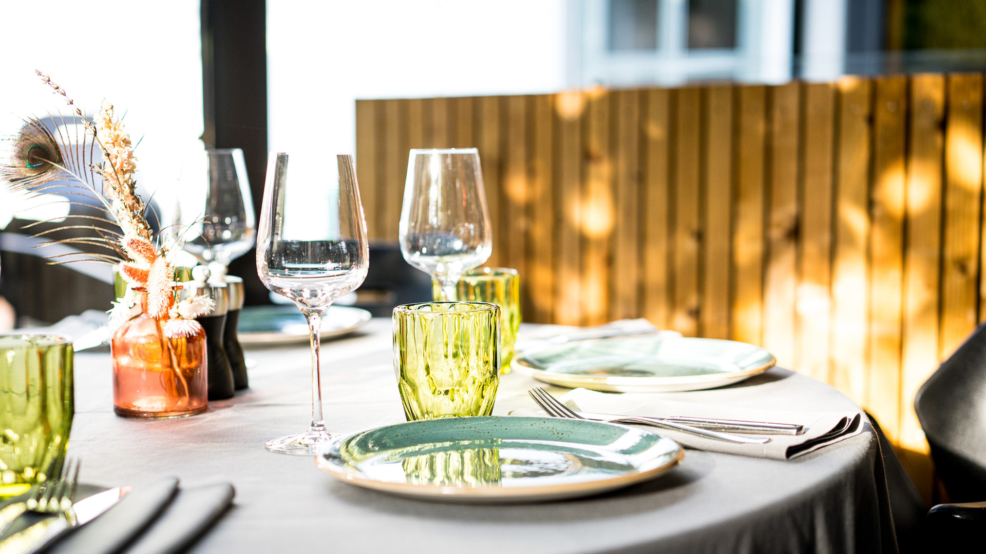 Tafel in de zaal