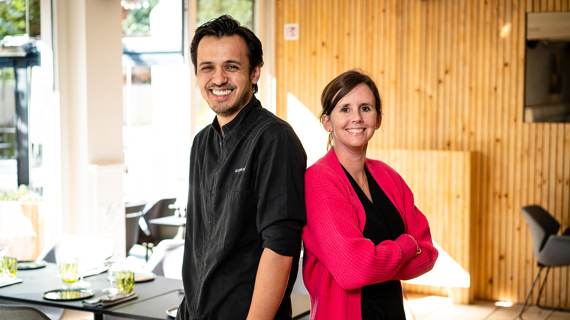 Chef Tim & gastvrouw Christine